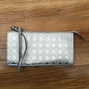 Coach Silver Wristlet